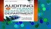 Auditing Your Human Resources Department: A Step-by-Step Guide to Assessing the Key Areas of