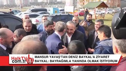 Mansur Yavaş'tan Deniz Baykal'a ziyaret