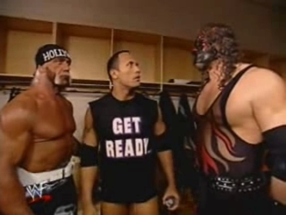 kane, the rock, & hulk hogan funny segment
