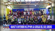 Mahigit 60 miyembro ng CPP-NPA sa Surigao del Sur, sumuko
