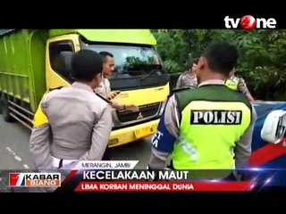 Polisi Gelar Olah TKP Kecelakaan Maut yang Tewaskan 5 Orang