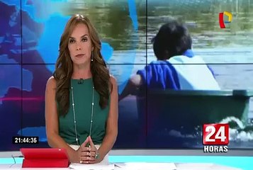 Iquitos: escolares utilizan bateas para cruzar río y llegar a su colegio