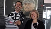 Beşiktaş aşığı engelli İsmail, Başkan Orman’la bir araya gelerek en büyük hayalini gerçekleştirdi