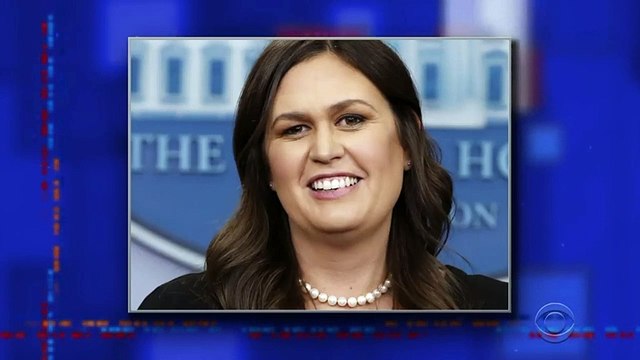 Stephen Colbert Slams Sarah 'Huck-a-buck' Sanders for Mueller Madness