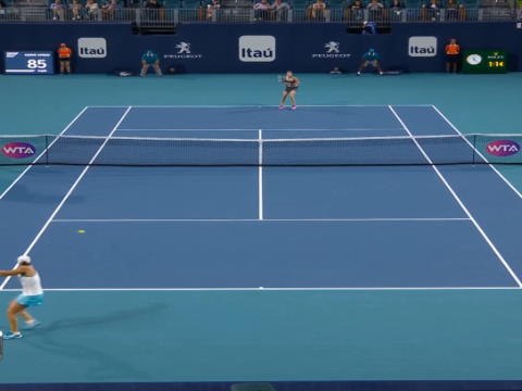 تنس: بطولة ميامي: بارتي تتطيح بكفيتوفا 7-6، 6-3 و6-2