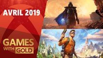 Games with Gold Avril 2019 - Présentation des jeux