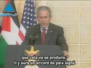 Georges Bush en Israël