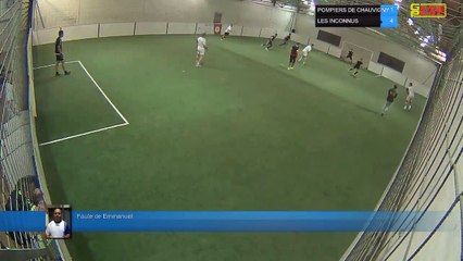 Faute de Emmanuel  - POMPIERS DE CHAUVIGNY  Vs LES INCONNUS - 26/03/19 20:00 - LIGUE 2