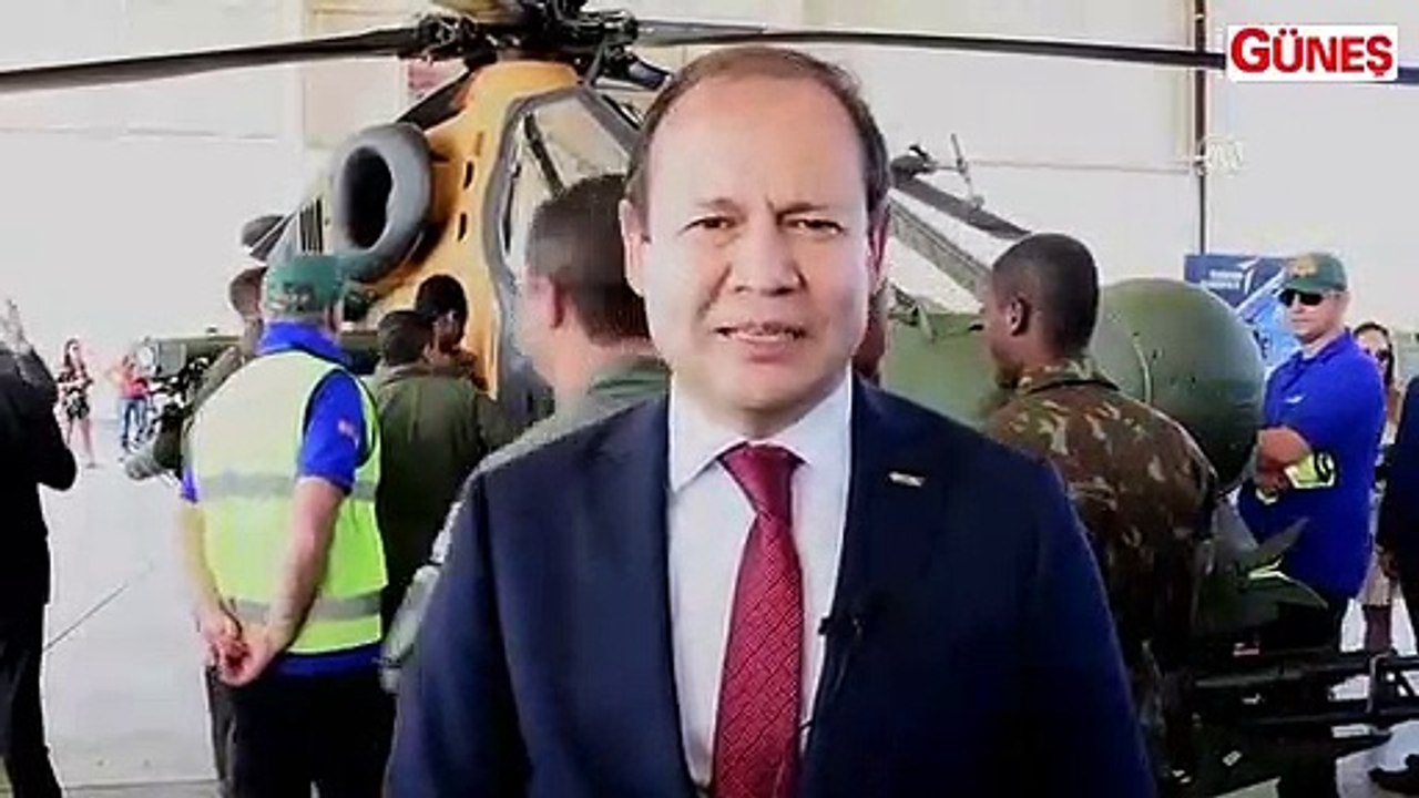 T129 Atak helikopteri Brezilya’da şov yaptı