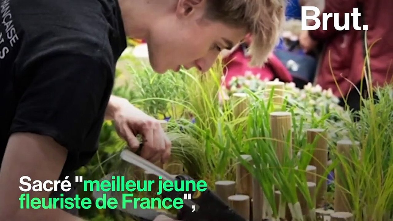 Star montante des fleuristes, Audric Ronfort raconte son métier avec passion