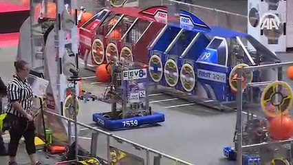 Türk liseleri New York'ta robot yarışmasında boy gösteriyor