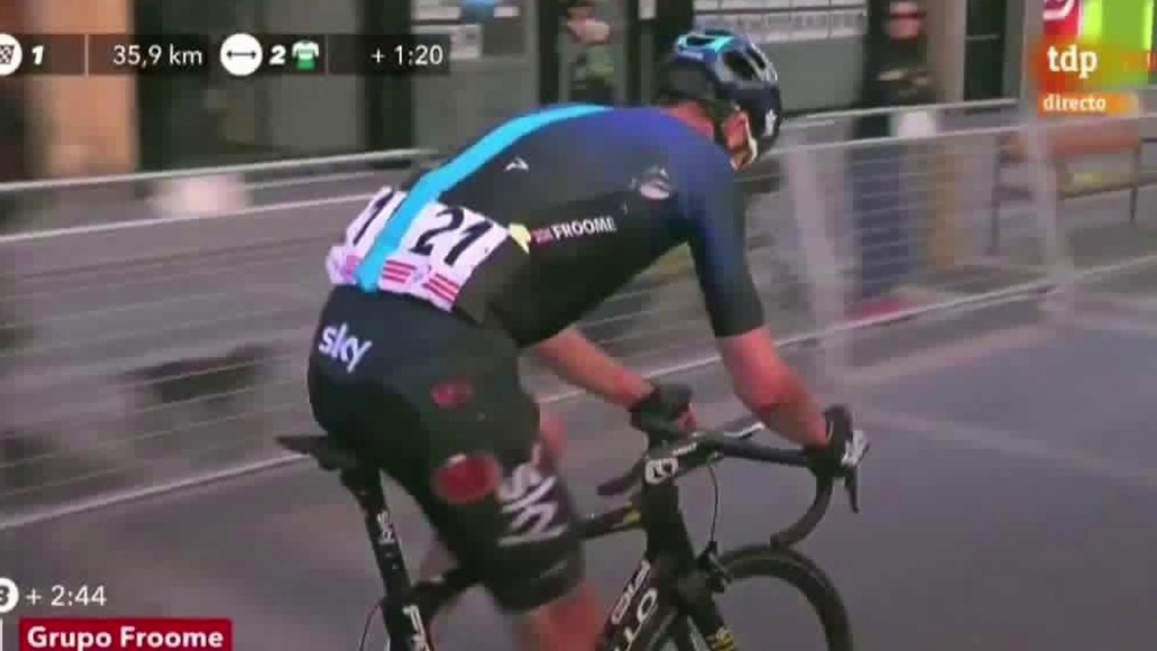 RESUMEN ETAPA 2 VOLTA CATALUNYA 2019  Caída De FROOME