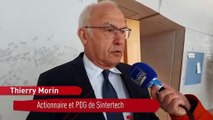 Thierry Morin, actionnaire et PDG de l'entreprise s'exprime en sortant du tribunal de commerce de Grenoble