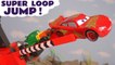 Hot Wheels Cars 3 Super Loop Jump with Disney Pixar McQueen vs DC Comics Justice League & Marvel Avengers 4 Superheroes along with PJ Masks and Jackson Storm in this Family Friendly Full Episode