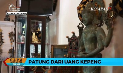 Jika Dulu Sebagai Alat Tukar, Uang Kepeng Kini Dikreasi Menjadi Patung