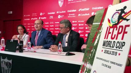 Presentación del Cartel Copa del Mundo Fútbol 7 para Personas con Daño Cerebral