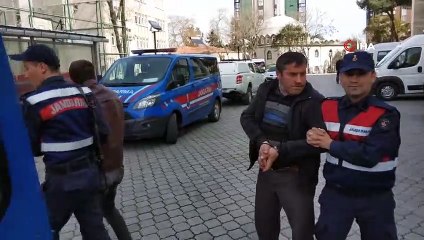 İnek hırsızlık zanlıları adliyeye sevk edildi