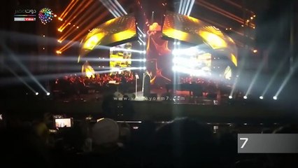 حسين الجسمى يبدع بغناء 6 الصبح فى حفل دار الأوبرا