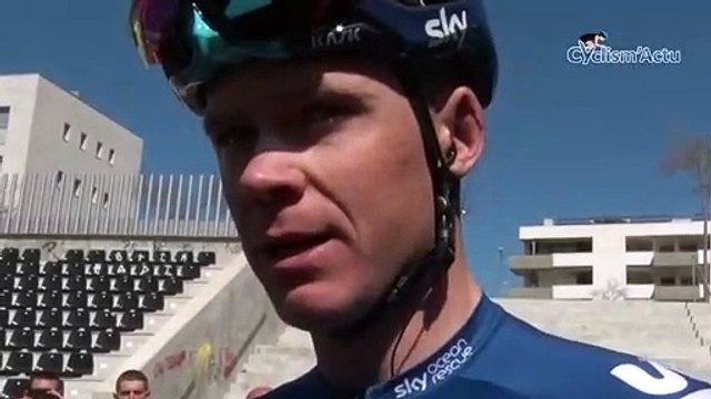 Tour de Catalogne 2019 - Chris Froome est tombé sur la 2e étape et a perdu 17 minutes au général