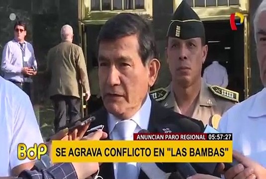 Las Bambas: anuncian paro indefinido en Apurímac en rechazo a la minera