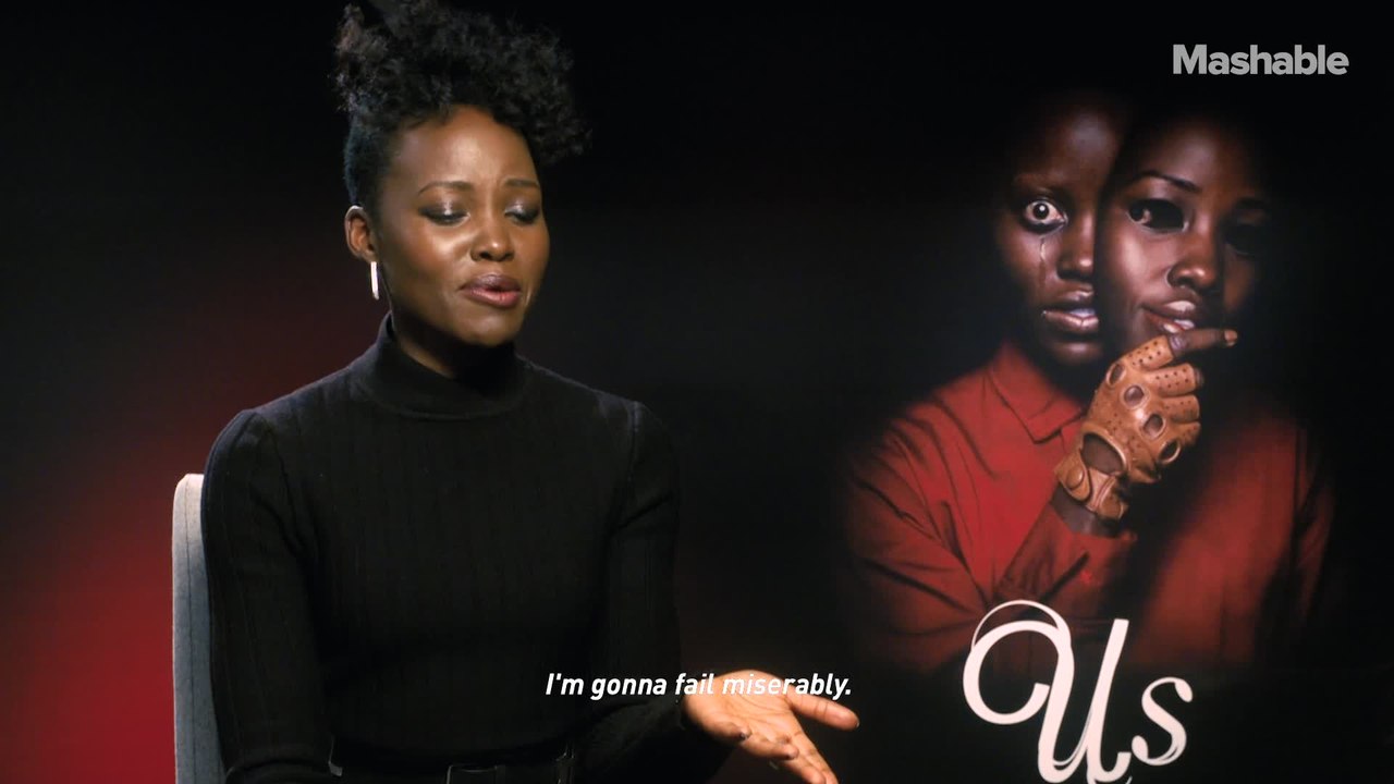 'Us' stars Lupita Nyong'o and Winston Duke put their horror movie knowledge to the test