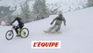 Ludovic Guillot-Diat défie Tom Barrer avec un vélo sur neige - Adrénaline - Test it