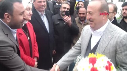 Tekirdağ Bakan Çavuşoğlu, Tekirdağ İlçelerinde Esnafları Ziyaret Etti