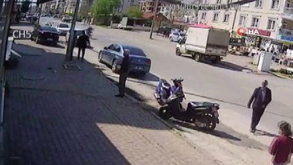 Terzi dükkanını böyle kurşunladı