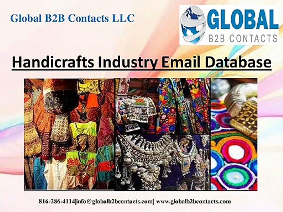 Handicrafts Industry Email Database