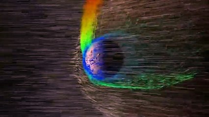 Solar Wind Strips Martian Atmosphere