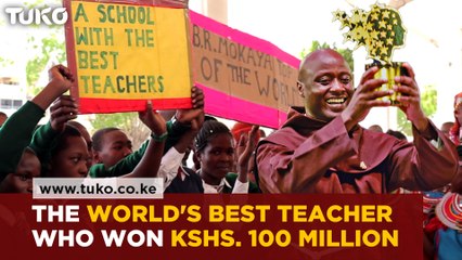 The world's best teacher who won Kshs. 100 Million