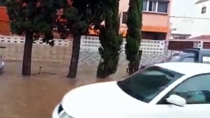 Tromba de agua en Gran Canaria: "Mira, mira, mira pa' ahí"