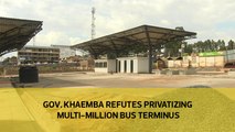 Gov. Khaemba refutes privatizing multi-million bus terminus