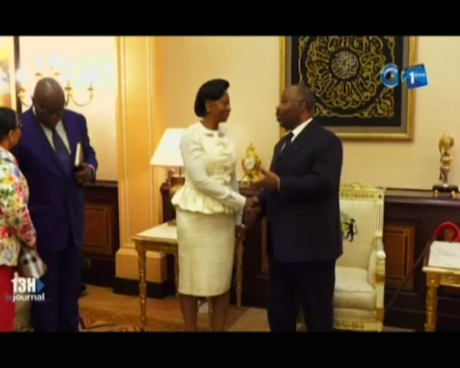 RTG/Reprise du service du President Ali Bongo Ondimba - Audience accordée aux présidents des institutions et d’autre personnalités pour faire le point des activités
