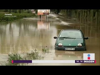 10 muertos por lluvias en Francia | Noticias con Yuriria Sierra