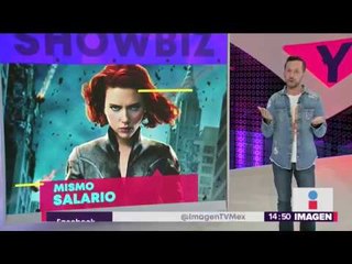 Scarlett Johansson rompe brecha salarial: Le pagarán lo mismo que a varones | Noticias con Yuriria