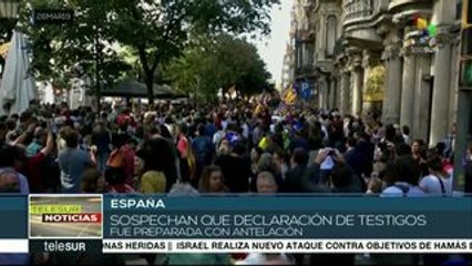 España: agente de la Guardia Civil declara contra independentistas