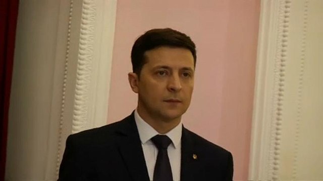 Egy humorista az ukrán elnökválasztás első fordulójának fő esélyese