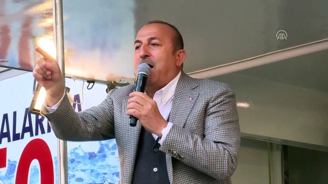 Çavuşoğlu: 'Sizi bu terör örgütleriyle ittifak kurmaya kim zorladı?'- TEKİRDAĞ
