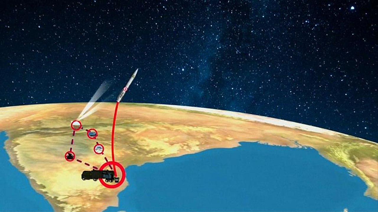 Indien schießt Satellit im Weltraum ab