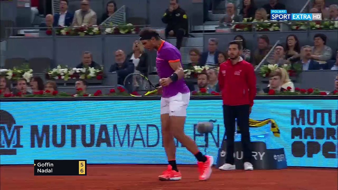 Nadal vs Goffin Madrid 2017