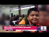 Niño de 12 años viaja solo en caravana migrante, y lo detuvieron en México | Noticias con Yuriria