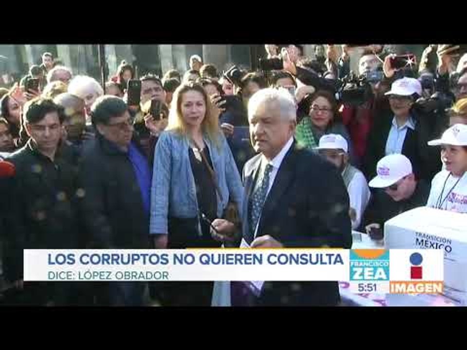 Los corruptos no quieren la consulta: AMLO | Noticias con Francisco Zea
