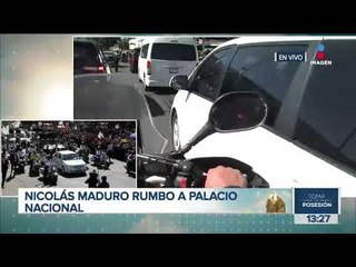 ¿"Comes y te vas"? Nicolás Maduro llega a Palacio Nacional | Toma de posesión