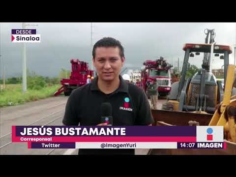 Cómo está Sinaloa tras huracán Willa; hay un río desbordándose | Noticias con Yuriria