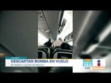 Alerta de bomba en avión que iba a Ciudad de México | Noticias con Zea