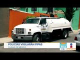 Policías vigilarán pipas de agua en CDMX para evitar secuestros y robo | Noticias con Zea