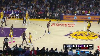 Lance Stephen Breaks Jeff Green's Ankles, Lakers Bench Goes Wild - Wizards vs Lakers (1)