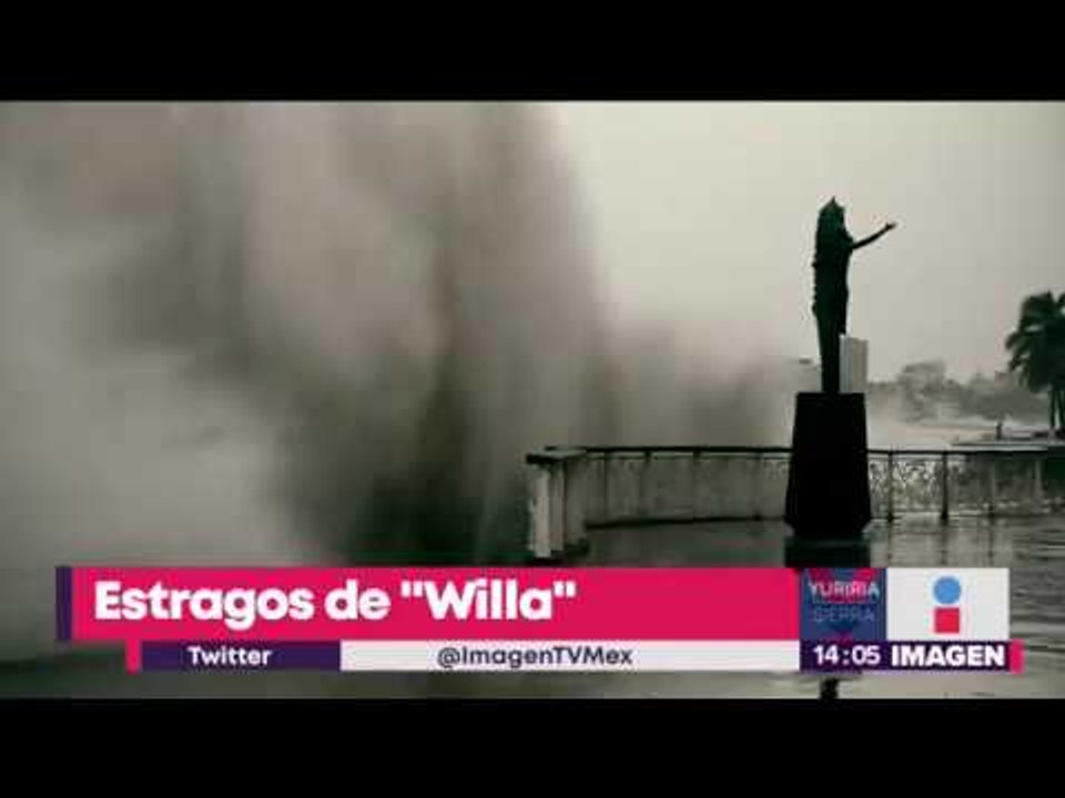 Estragos de huracán "Willa": Inundaciones y calles en ruinas | Noticias con Yuriria