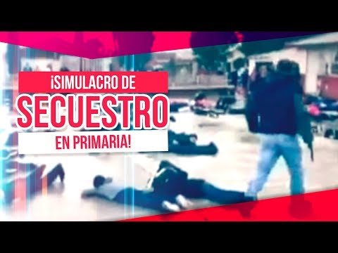 Hacen simulacro de secuestro y balacera en una primaria en Chihuahua | Noticias con Zea